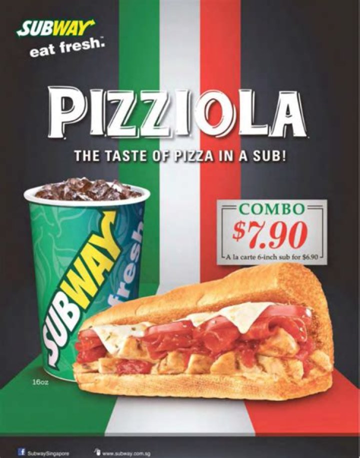 What is a pizza sub at Subway?