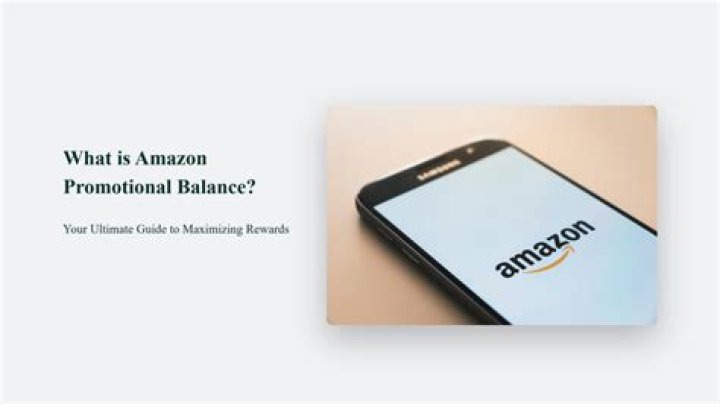 What is a promotional balance on Amazon?