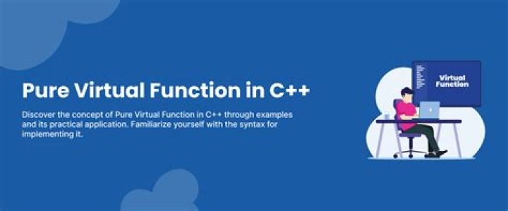 What is a pure virtual function C++?