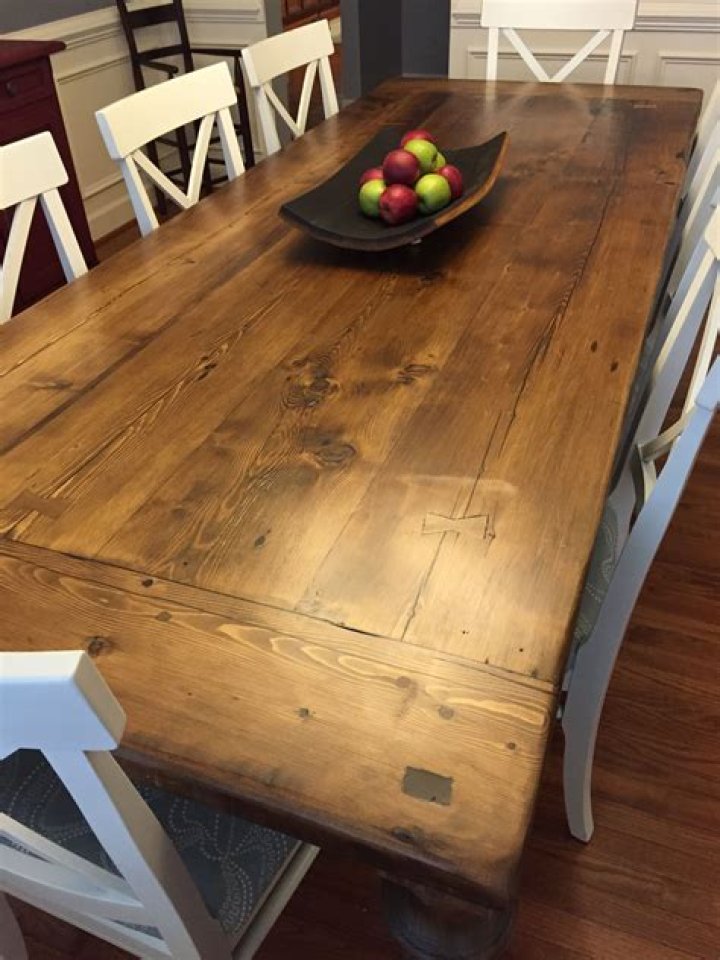 What is a wooden table made of?