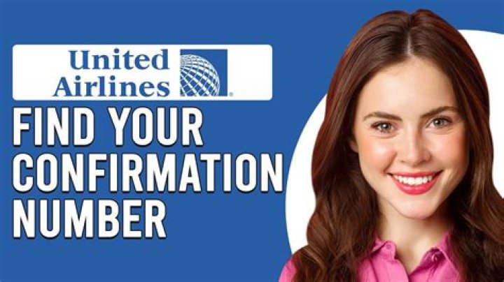 What is an airline confirmation number?