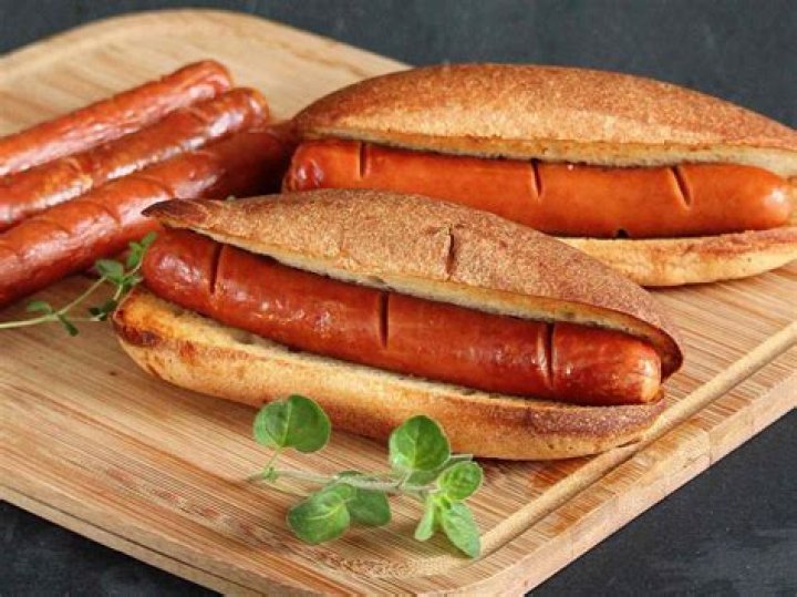 What is hot dog sausage made out of?