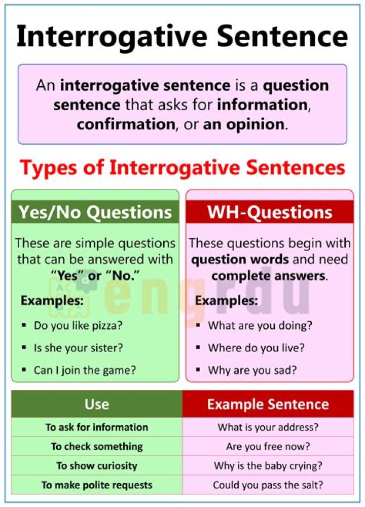 What is interrogative negative sentence?