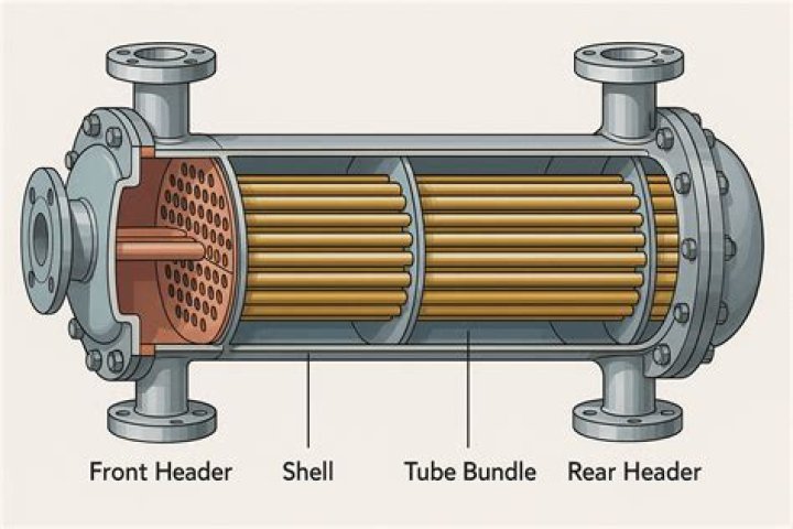 What is meant by tube pitch for heat exchanger?