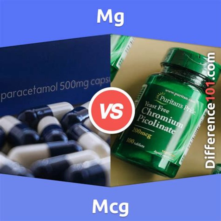 What is more MCG or MG?