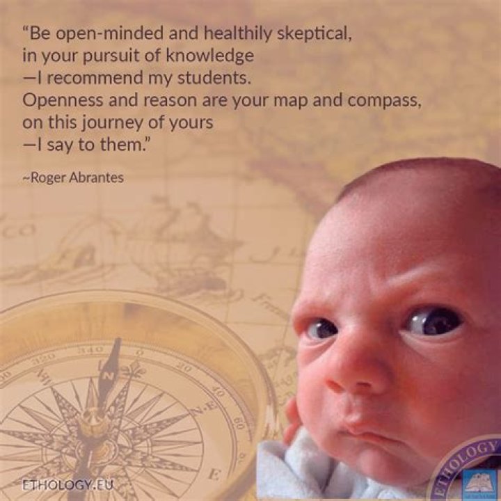 What is open minded skepticism?