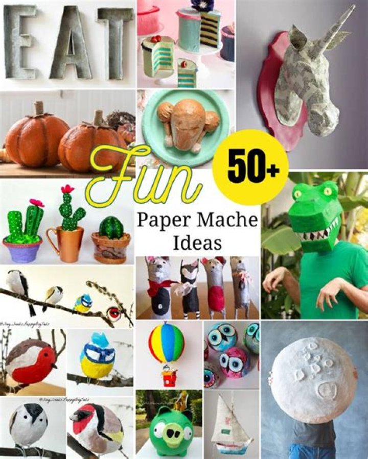 What is paper mache crafts?