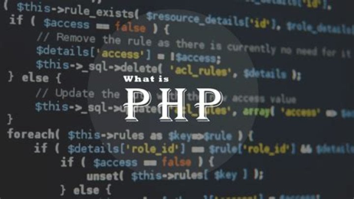 What is PHP in computer programming?