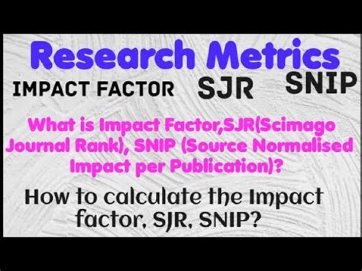What is SJR impact factor?