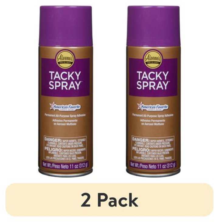 What is tacky spray used for?