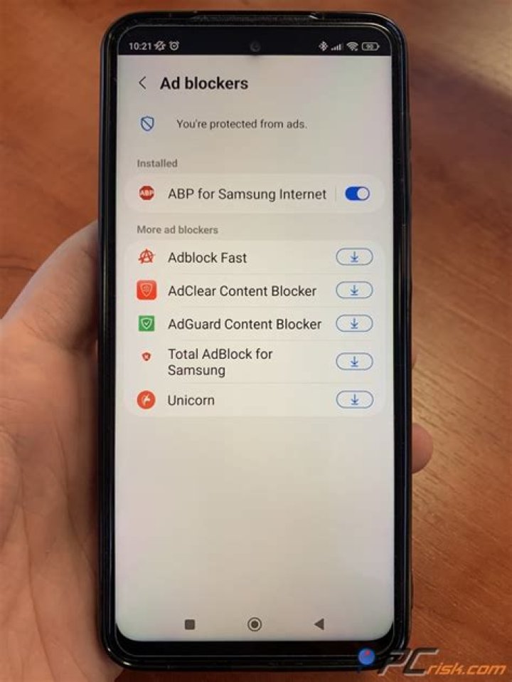 What is the best content blocker for Samsung?