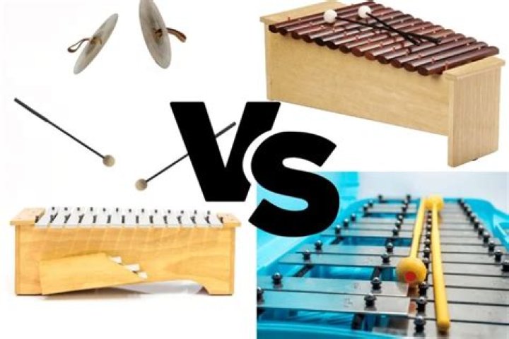 What is the difference between a xylophone and a metallophone?