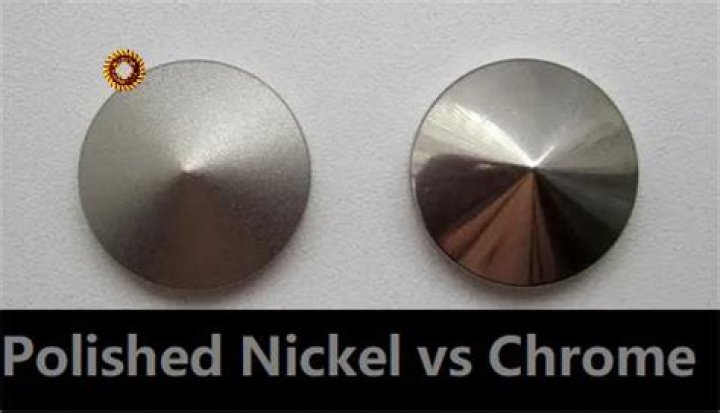 What is the difference between polished chrome and polished nickel?