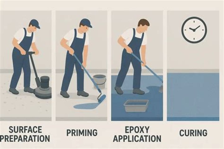 What is the epoxy flooring?