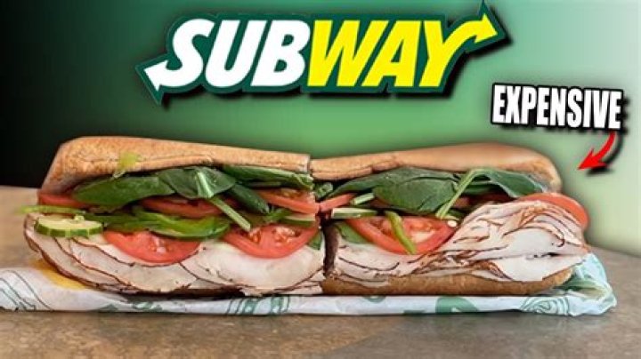 What is the most expensive sandwich at Subway?