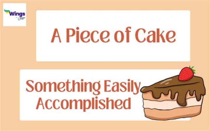 What is the origin of a piece of cake?