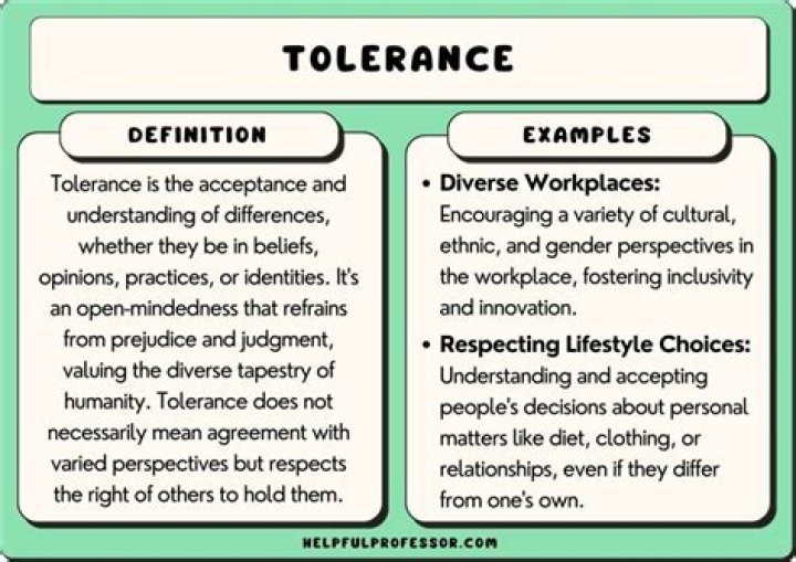 What is the sentence of tolerate?