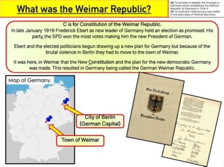 What was the state of the Weimar Republic in 1924?