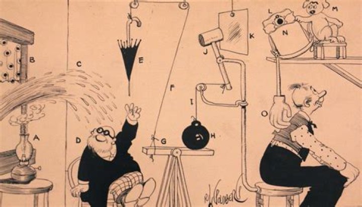 What were some awards that Rube Goldberg won?