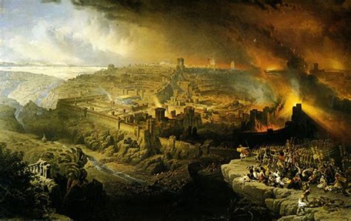 When was Jerusalem destroyed by the Romans?