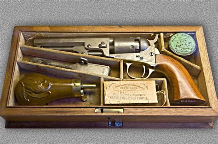When was the first revolver invented?