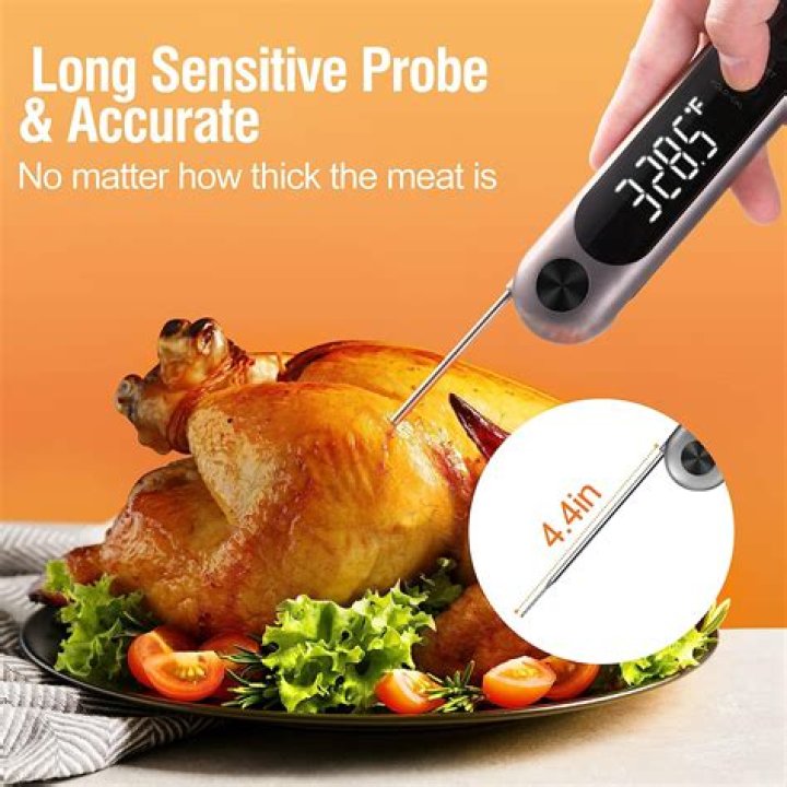 Where do you put the thermometer in a standing rib roast?