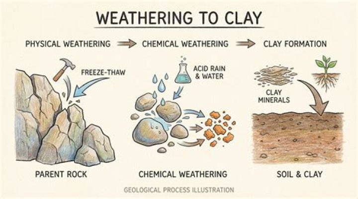 Where does puddle clay come from?