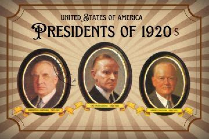 Who were the presidents of the 1920s?