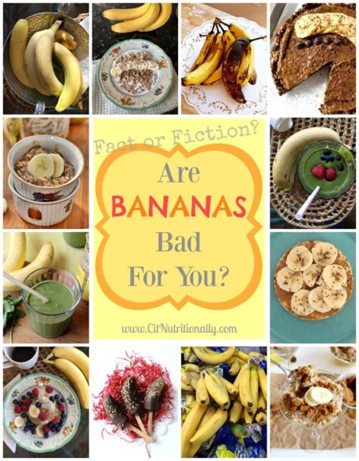 Why are bananas bad for you?