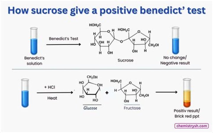 Why does Benedict's solution react with glucose?