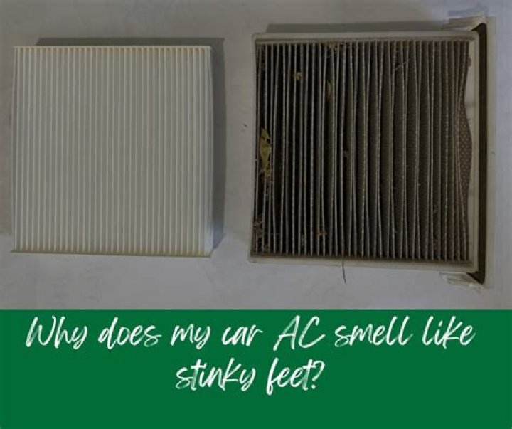 Why does my car AC smell like stinky feet?