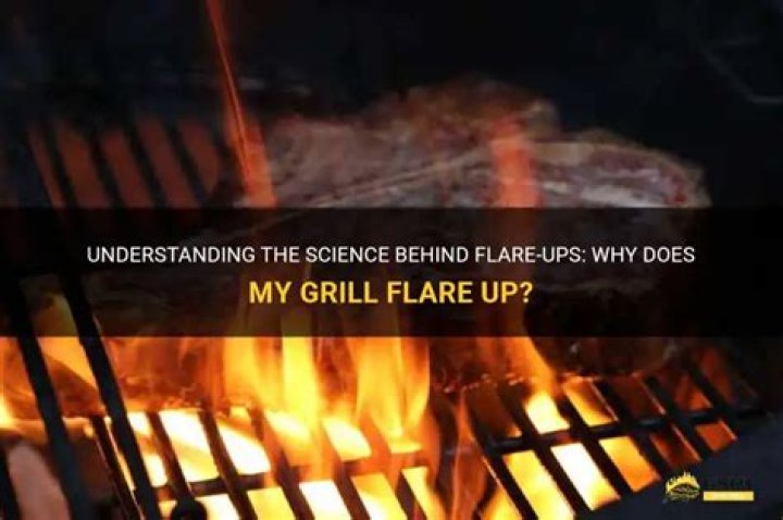 Why does my grill flare up?