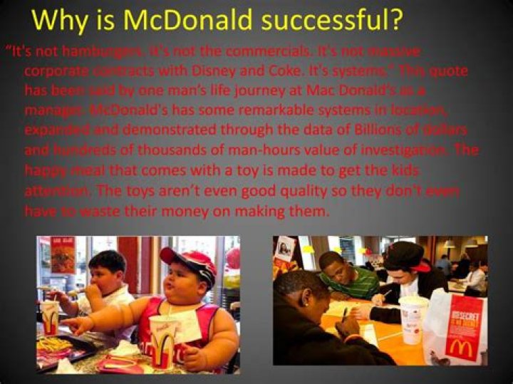 Why is McDonald successful?