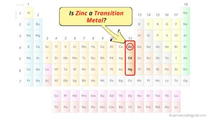 Why is zinc a transition metal?